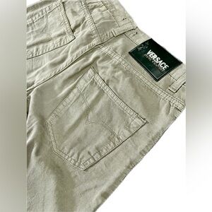 Versace Men's Khaki Chinos
